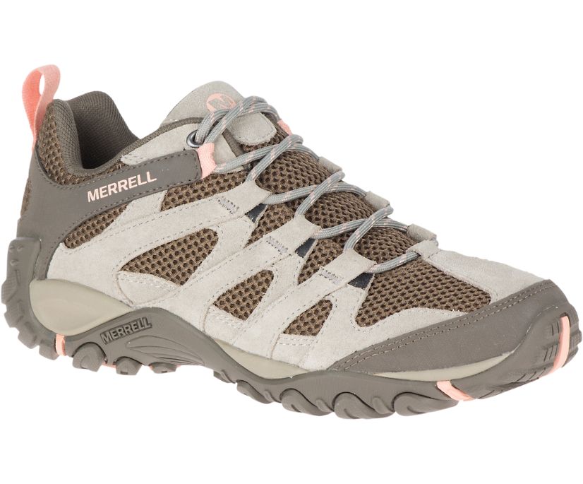 Buty Merrell Alverstone - Buty Trekkingowe Damskie Merrell - Szare [KPMGJ-1378]